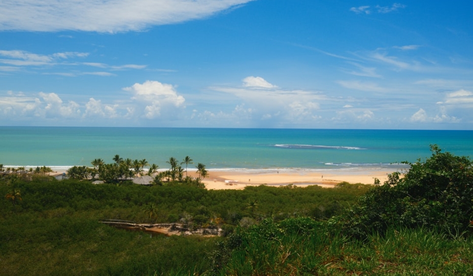 Trancoso beach arrival