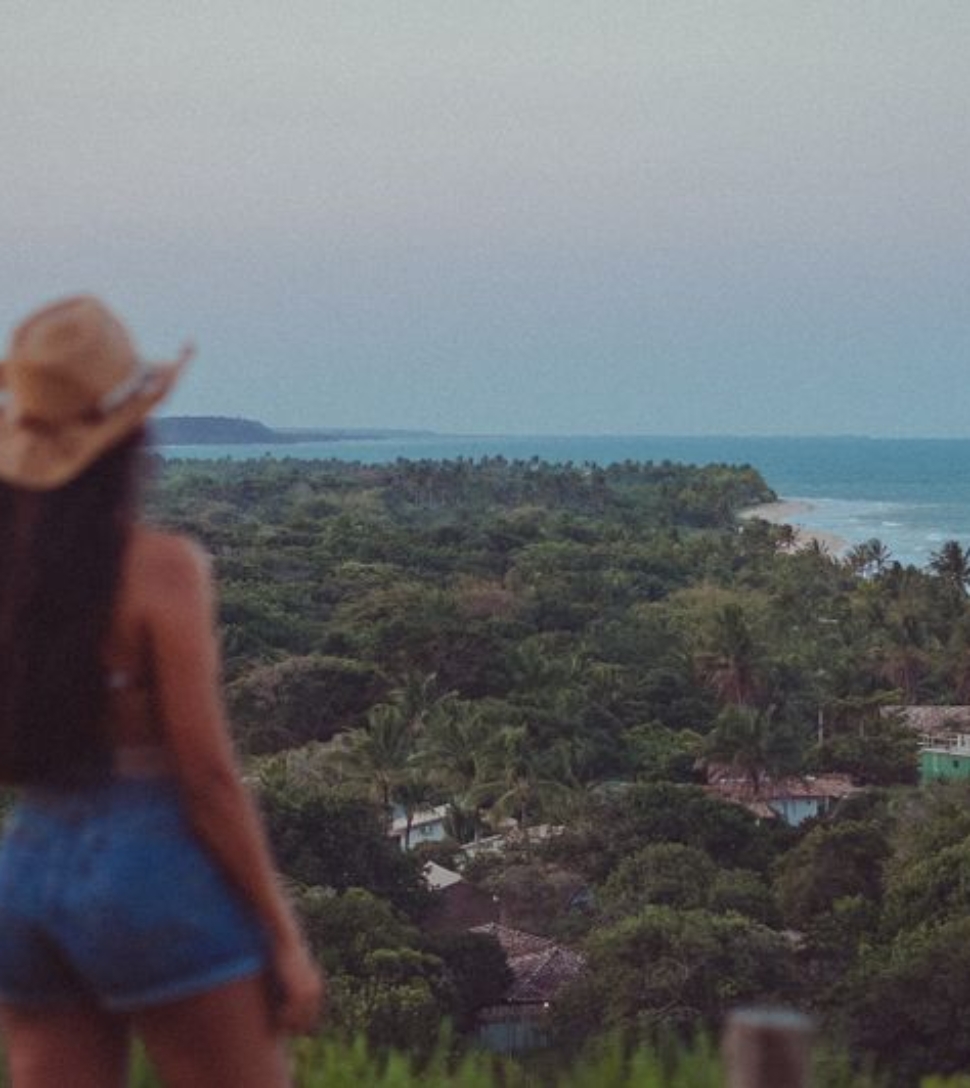 Trancoso night lights Brazil
